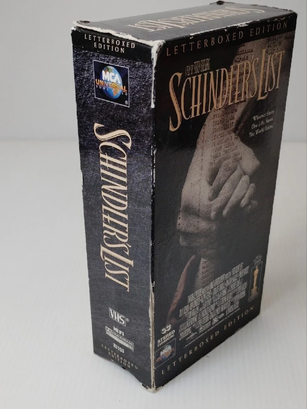 12 For $8 Schindler's List Letterboxed Edition VHS Set - Black